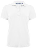 VIRTUE ECO POLO SOLID WOMAN - XS (WHITE)