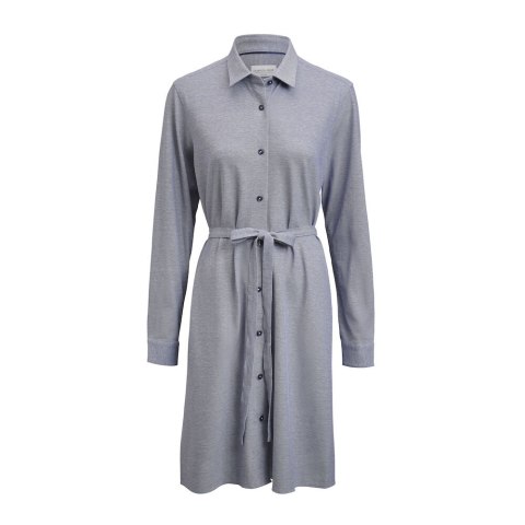 INDIGO BOW 133 SHIRT DRESS - 3XL (NAVY)