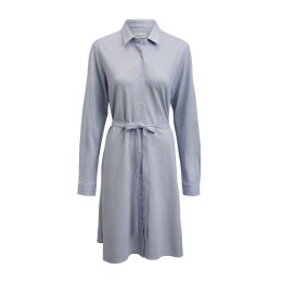 INDIGO BOW 133 SHIRT DRESS - 3XL (SKYBLUE)