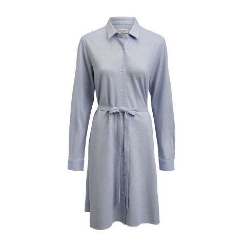 INDIGO BOW 133 SHIRT DRESS - 3XL (SKYBLUE)