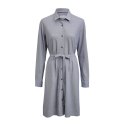 INDIGO BOW 133 SHIRT DRESS - XS (NAVY)