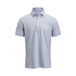 INDIGO BOW 133 S/S TAILORED POLO - L (SKYBLUE)