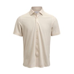 INDIGO BOW 133 S/S TAILORED SHIRT - 3XL (SAND)