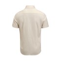 INDIGO BOW 133 S/S TAILORED SHIRT - 3XL (SAND)