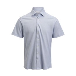 INDIGO BOW 133 S/S TAILORED SHIRT - 4XL (SKYBLUE)