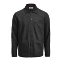 PATCH POCKET OVERSHIRT - 3XL (BLACK)