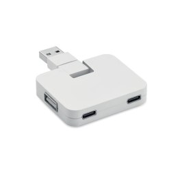 4-portowy USB biały (MO2254-06)
