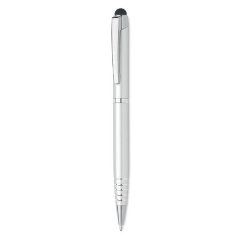 Długopis z rysikiem do ekranu srebrny (MO2157-14)