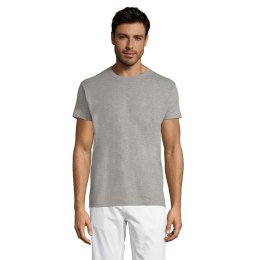 Koszulka REGENT Unisex 150g szary melanż 5XL (S11380-GM-5XL)