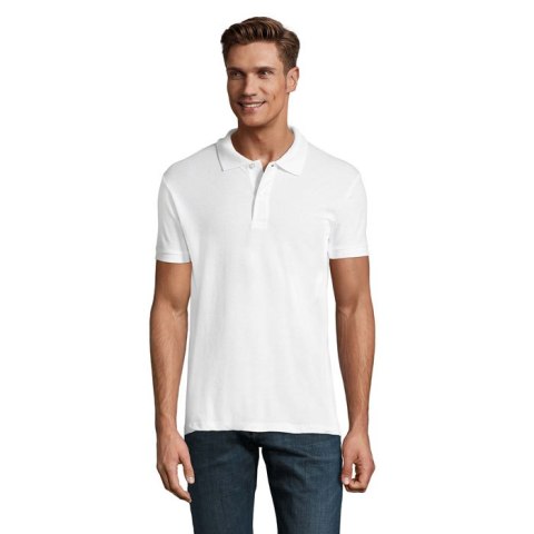 PERFECT MEN Polo 180g Biały 5XL (S11346-WH-5XL)