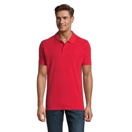 PERFECT MEN Polo 180g Czerwony 5XL (S11346-RD-5XL)