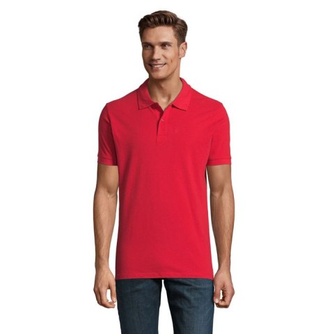 PERFECT MEN Polo 180g Czerwony 5XL (S11346-RD-5XL)