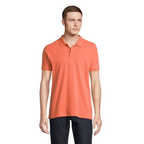 PLANET MEN polo 170g Popowa pomarańcza L (S03566-PO-L)