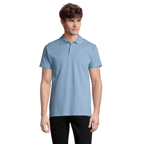 SPRING II MEN Polo 210g sky blue L (S11362-SP-L)