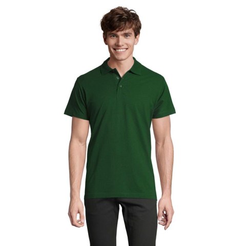 SPRING II MEN Polo 210g zielony golf S (S11362-GG-S)