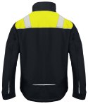 5438 KURTKA Z PODSZEWKĄ - XL (BLACK/YELLOW 9910)