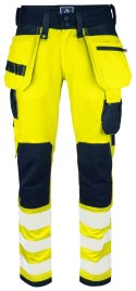 6573 SPODNIE DO PASA STRETCH CL. 2/1 - 104 (YELLOW/NAVY - 10)