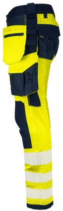 6573 SPODNIE DO PASA STRETCH CL. 2/1 - 104 (YELLOW/NAVY - 10)