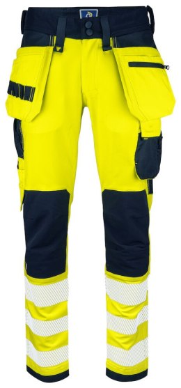 6573 SPODNIE DO PASA STRETCH CL. 2/1 - 90/100 cm (YELLOW/NAVY - 10)