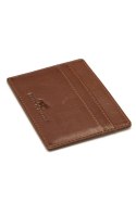LEATHER LINE CARD HOLDER IN BOX COGNAC ONE SIZE - ONE SIZE (COGNAC)