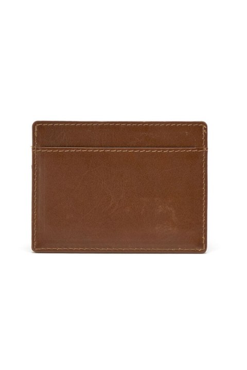 LEATHER LINE CARD HOLDER IN BOX COGNAC ONE SIZE - ONE SIZE (COGNAC) LEATHER LINE CARD HOLDER IN BOX COGNAC ONE SIZE - ONE SIZE (COGNAC)