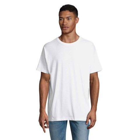 BOXY MEN T-SHIRT OVERSIZE Biały M (S03806-WH-M)