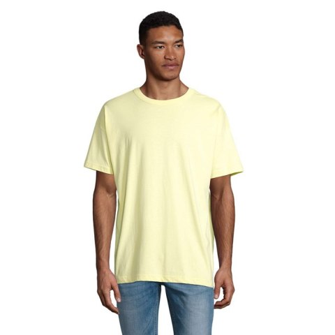 BOXY MEN T-SHIRT OVERSIZE JASNO ŻÓŁTY XL (S03806-LY-XL)