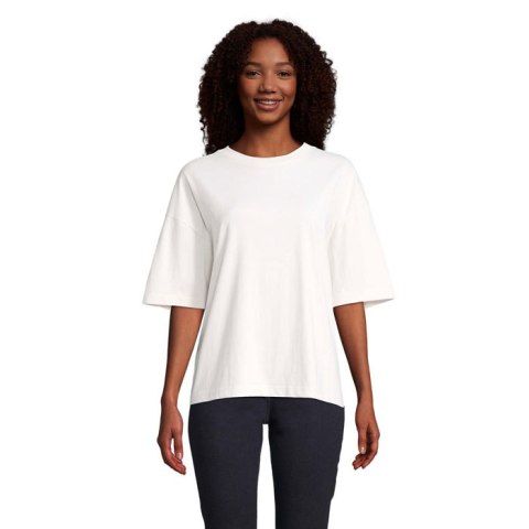 BOXY WOMEN T-SHIRT OVERSIZE White Off S (S03807-WW-S) BOXY WOMEN T-SHIRT OVERSIZE White Off S (S03807-WW-S)