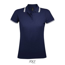 PASADENA damskie polo 200g francuski granatowy / biały M (S00578-FW-M)