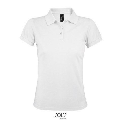 PRIME Damskie POLO 200g Biały 3XL (S00573-WH-3XL)