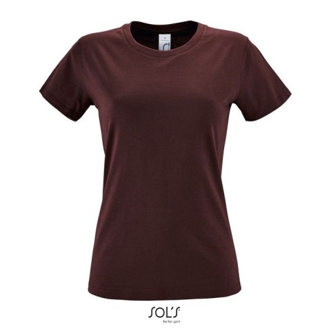REGENT Damski T-Shirt 150g Burgundy XL (S01825-BG-XL)