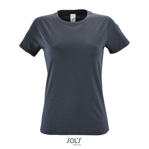 REGENT Damski T-Shirt 150g mysi szary L (S01825-MU-L)
