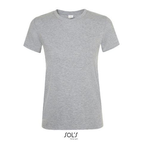 REGENT Damski T-Shirt 150g szary melanż S (S01825-GM-S)