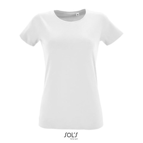 REGENT F Damski T-Shirt Biały L (S02758-WH-L)