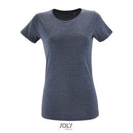 REGENT F Damski T-Shirt melanż denim XXL (S02758-HD-XXL)