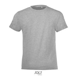 REGENT F Dziecięcy T-SHIRT szary melanż L (S01183-GM-L)