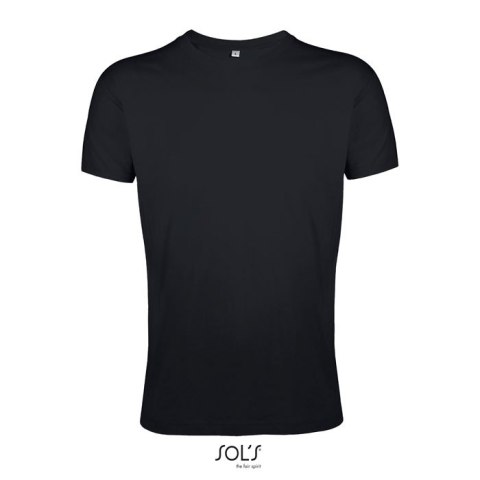 REGENT F Męski T-Shirt 150g deep black XXL (S00553-DB-XXL)