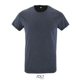 REGENT F Męski T-Shirt 150g melanż denim L (S00553-HD-L)