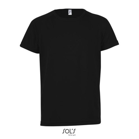 SPORTY Dziecięcy T-Shirt Czarny / Czarny opal XL (S01166-BK-XL) SPORTY Dziecięcy T-Shirt Czarny / Czarny opal XL (S01166-BK-XL)