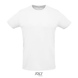 SPRINT UNI T-SHIRT 130g Biały XL (S02995-WH-XL)