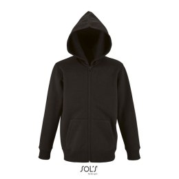 STONE Dziecięcy hoodie Czarny / Czarny opal XL (S02092-BK-XL)