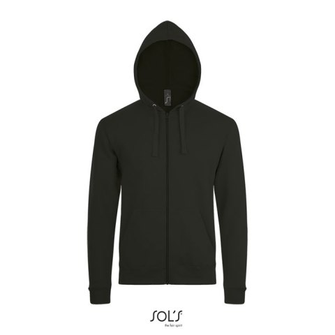 STONE UNI HOODIE 260g Czarny / Czarny opal 3XL (S01714-BK-3XL)