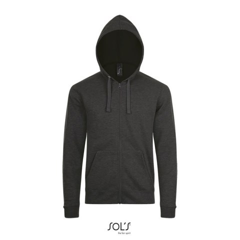 STONE UNI HOODIE 260g charcoal melange XS (S01714-CE-XS)