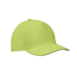 Czapka z daszkiem 5-panelowa limonka (MO2345-48)