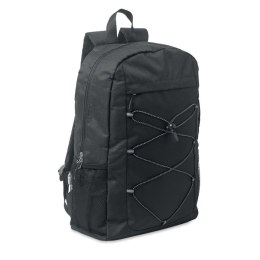 Plecak z poliestru 600D RPET czarny (MO2491-03)
