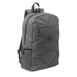 Plecak z poliestru 600D RPET kamienny szary (MO2491-15)