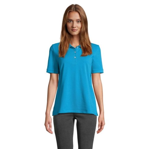 PACIFIC WOMEN POLO Aqua L (S04440-AQ-L) PACIFIC WOMEN POLO Aqua L (S04440-AQ-L)