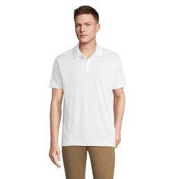 PITCHER UNISEX POLO Biały 3XL (S04442-WH-3XL)