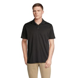 PITCHER UNISEX POLO Czarny / Czarny opal S (S04442-BK-S)