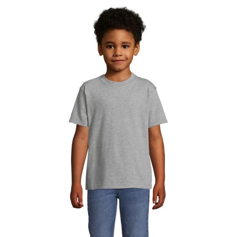 IMPERIAL Dziecięcy T-SHIRT szary melanż 4XL (S11770-GM-4XL)